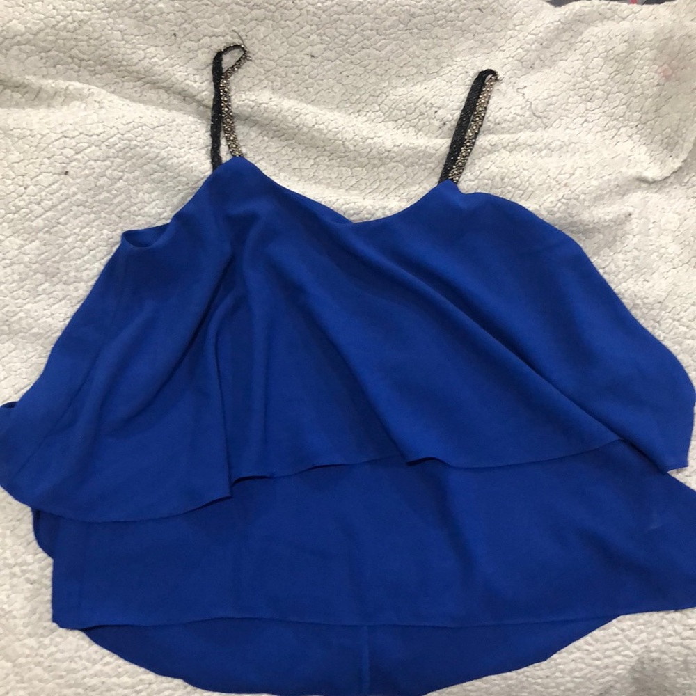 Blue dress-up Detailed Spaghetti strap